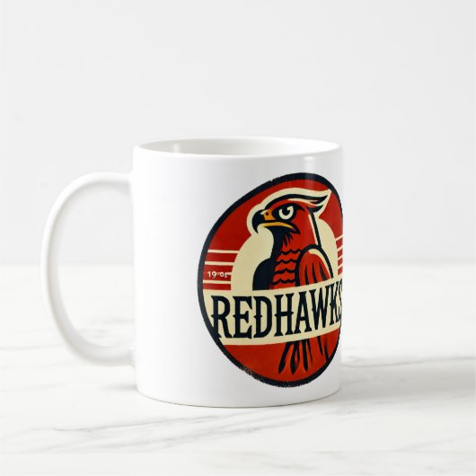RedHawks Team Logo Koffiemok (Links)