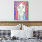 Redhead 2012 canvas afdruk (Insitu (Slaapkamer))