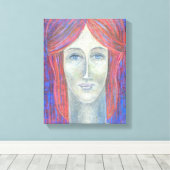 Redhead 2012 canvas afdruk (Insitu (Houten vloer))