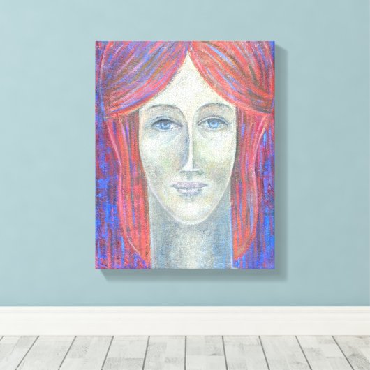 Redhead 2012 canvas afdruk (Insitu (Houten vloer))