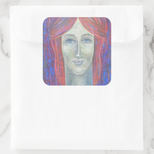 Redhead 2012 vierkante sticker (Tas)