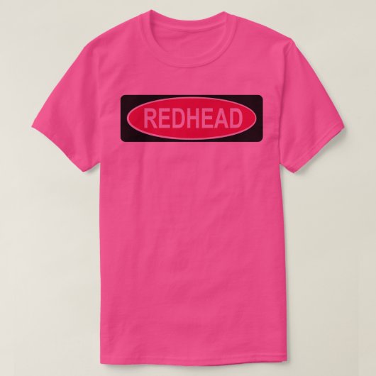 Redhead 4 2 t-shirt (Design voorkant)