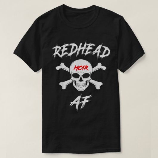 REDHEAD AF MC1R SKULL T-SHIRT (Design voorkant)