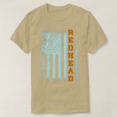 REDHEAD AMERICAN FLAG  T-SHIRT (Design voorkant)