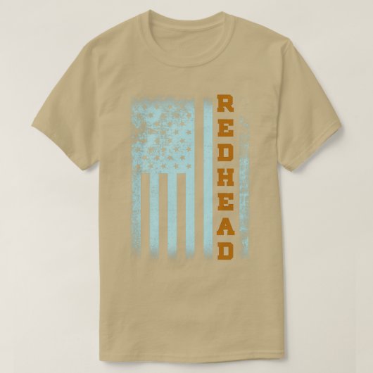 REDHEAD AMERICAN FLAG T-SHIRT (Design voorkant)