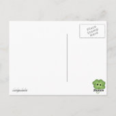 Redhead Anime Girl en Leprechaun Briefkaart (Achterkant)