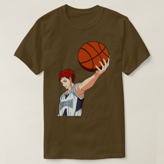 RedHead Basketball-speler T-shirt (Design voorkant)