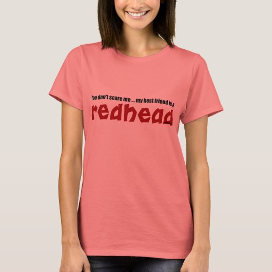 Redhead Best Friend T-shirt (Voorkant)