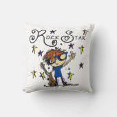 Redhead Boy Rock Star Pillow Kussen (Voorkant)