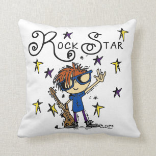 Redhead Boy Rock Star Pillow Kussen