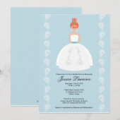  Redhead Bridal Shower Invitations Kaart (Voorkant / Achterkant)