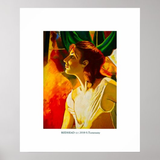 REDHEAD (c) 2010 S.Tammany Poster (Voorkant)