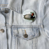 Redhead Drake (zonder titel) Ronde Button 5,7 Cm (In situ)