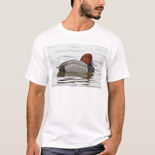 Redhead Duck Drake T-shirt (Voorkant)
