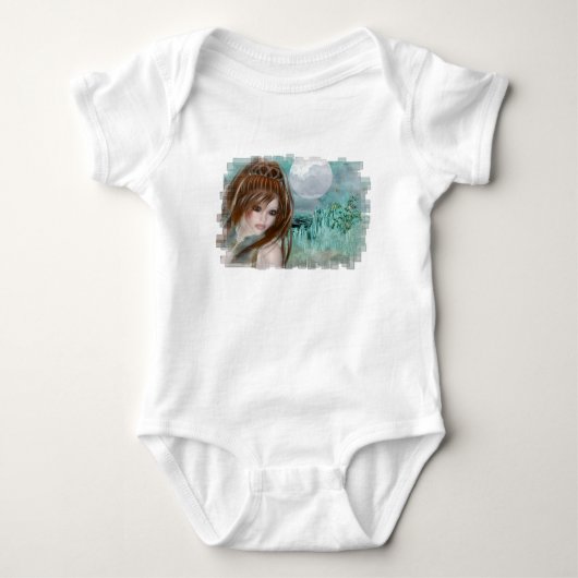 Redhead Elf en Blue Glass Night Design Romper (Voorkant)