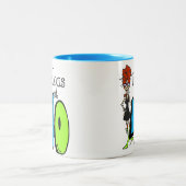 Redhead Fabulous om 40 uur 's avonds Tweekleurige Koffiemok (Center)