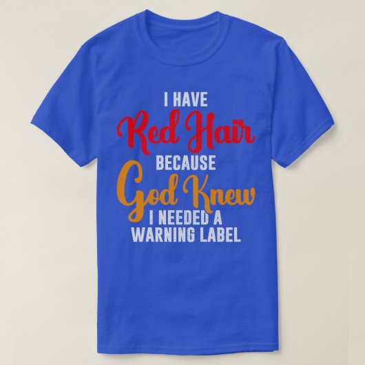 Redhead Gift 2 T-shirt (Design voorkant)