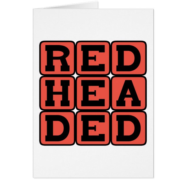 Redhead, Ginger Hair Color (Voorkant)