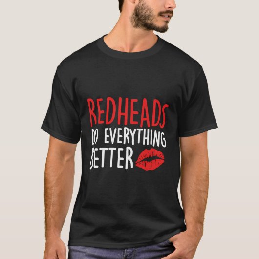 Redhead - Ginger Pride Red Hair Readhead T-shirt (Voorkant)
