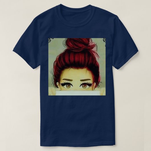 Redhead Girl 16 T-shirt (Design voorkant)