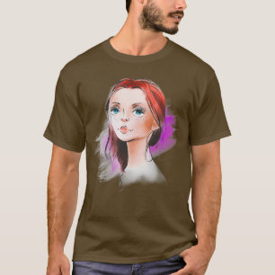 Redhead girl 19 t-shirt
