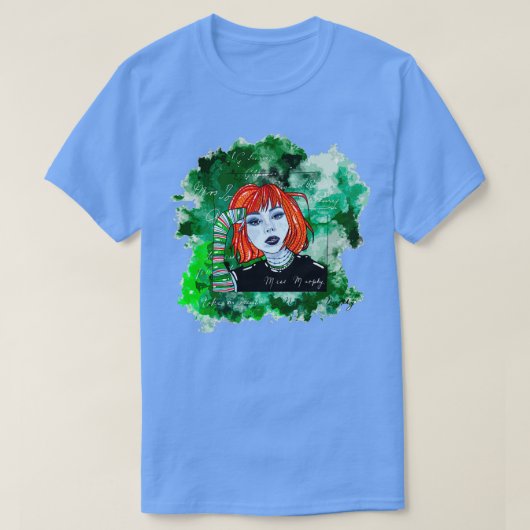 Redhead girl 30 t-shirt (Design voorkant)