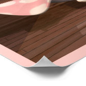 Redhead girl ballet danst. poster (Hoek)