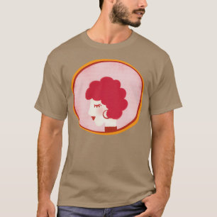 Redhead Girl in de Mirror T-shirt