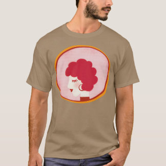 Redhead Girl in de Mirror T-shirt