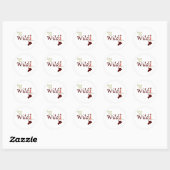 Redhead Gone Wild Ronde Sticker (Vel)