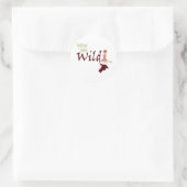Redhead Gone Wild Ronde Sticker (Tas)
