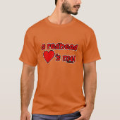 Redhead houdt van me t-shirt (Voorkant)