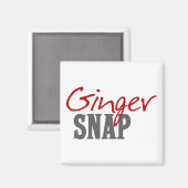 Redhead Humor - Ginger Snap Magneet (Voorkant / Achterkant)