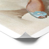 Redhead in Slippers omhoog Poster (Hoek)