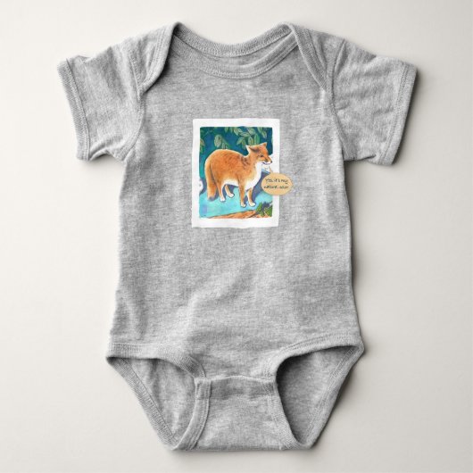 Redhead ja: Mijn natuurlijke kleuren-Baby-badpak Romper (Voorkant)