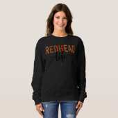 Redhead Life Red Hair Ginger Boho Redhead Trui (Voorkant volledig)