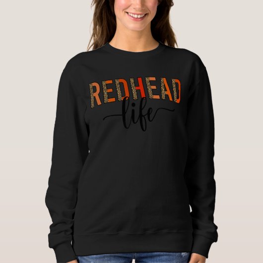 Redhead Life Red Hair Ginger Boho Redhead Trui (Voorkant)