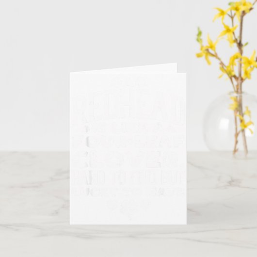 Redhead Lucky Clover Ginger Funny Ginger St Patric Kaart (Gele Bloem)