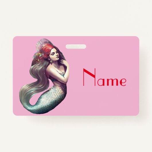 Redhead Mermaid Beauty Thunder_Cove Badge (Voorkant)