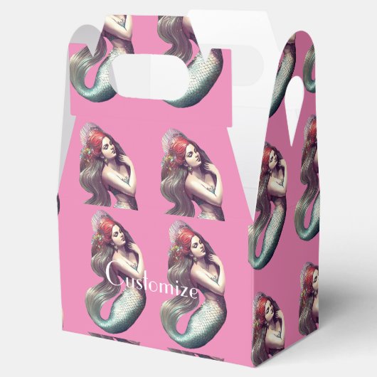 Redhead Mermaid Beauty Thunder_Cove Bedankdoosjes (Geopend)