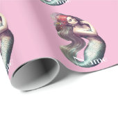 Redhead Mermaid Beauty Thunder_Cove Cadeaupapier (Rol Hoek)