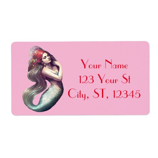 Redhead Mermaid Beauty Thunder_Cove Etiket (Voorkant)