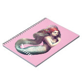 Redhead Mermaid Beauty Thunder_Cove Notitieboek (Linkerzijde)