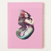 Redhead Mermaid Beauty Thunder_Cove Planner (Achterkant)