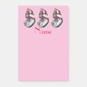 Redhead Mermaid Beauty Thunder_Cove Post-it® Notes (Voorkant)