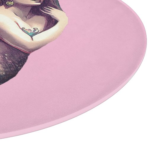 Redhead Mermaid Beauty Thunder_Cove Snijplank (Hoek)