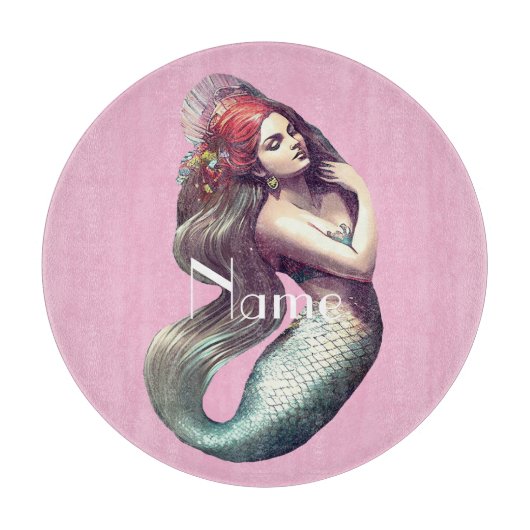 Redhead Mermaid Beauty Thunder_Cove Snijplank (Voorkant)