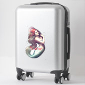 Redhead Mermaid Beauty Thunder_Cove Sticker (Koffer)