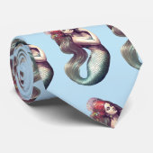 Redhead Mermaid Beauty Thunder_Cove Stropdas (Opgerold)