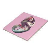 Redhead Mermaid Beauty Thunder_Cove Tegeltje (Zijkant)